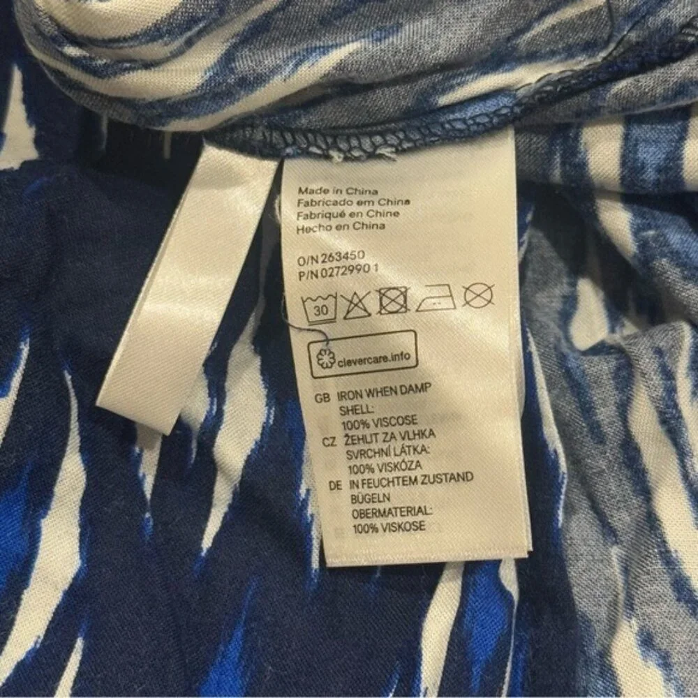 NEW H&M Abstract Artsy‎ Print Beach Swim Coverup Coastal Travel Girl's 12-13y